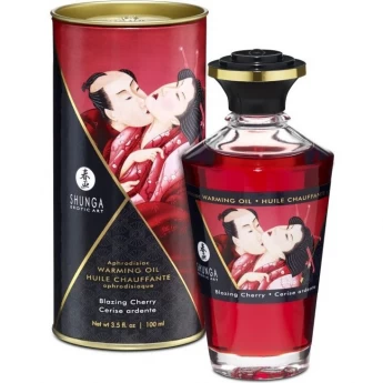 Масло интимное массажное SHUNGA BLAZING CHERRY (ПЫЛАЮЩАЯ ВИШНЯ) 2200 SG Масло интимное массажное SHUNGA BLAZING CHERRY (ПЫЛАЮЩАЯ ВИШНЯ) 2200 SG