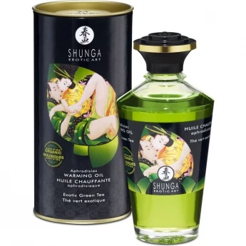 Масло интимное массажное SHUNGA EXOTIC GREEN TEA (ЭКЗОТИЧЕСКИЙ ЗЕЛЕНЫЙ ЧАЙ) 2311 SG Масло интимное массажное SHUNGA EXOTIC GREEN TEA (ЭКЗОТИЧЕСКИЙ ЗЕЛЕНЫЙ ЧАЙ) 2311 SG