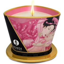 Массажное арома масло в виде свечи SHUNGA ROSE PETALS (ЛЕПЕСТОК РОЗЫ) 170 ml 4500DESC